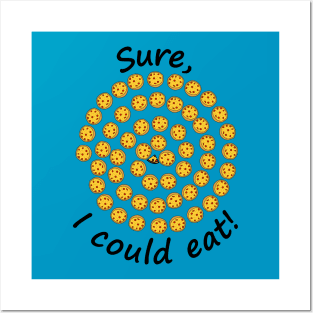 I Could Eat Food Pizza Spiral Posters and Art